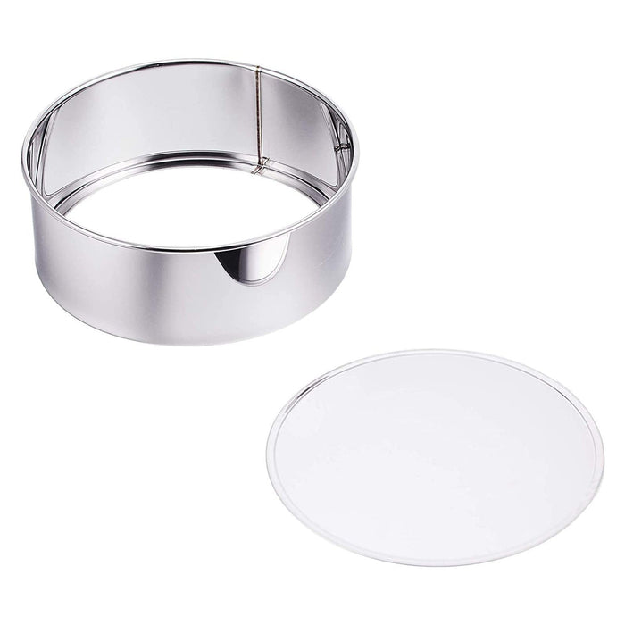Shimotori 15.5cm Stainless Steel Round Cake Pan - Removable Bottom-Kiichin - The #1 Place for Japanese Goods in Your Hand!