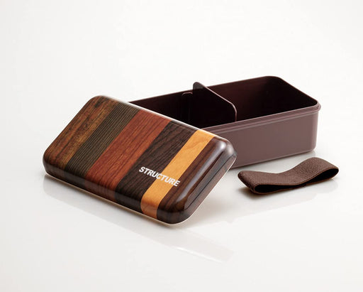 Skater 870ml Bento Box Wood Grain Brown SLLB9M-A-Kiichin - The #1 Place for Japanese Goods in Your Hand!