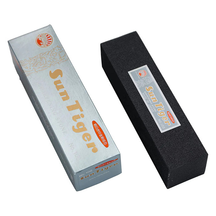 Premium Double-Sized Matsunaga Sun Tiger C No.100 120 Grit Sharpening Stone from Japan-Kiichin - The #1 Place for Japanese Goods in Your Hand!