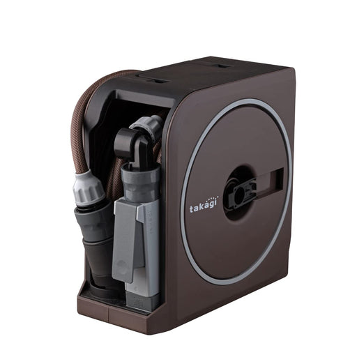 Takagi Nano Next 10M Brown Hose Reel - Stylish and Reliable-Kiichin - The #1 Place for Japanese Goods in Your Hand!
