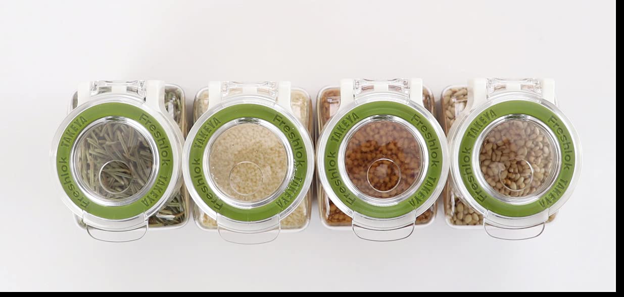 Takeya 110ml Fresh Rock Spice Bottle Seasoning Case - Green-Kiichin - The #1 Place for Japanese Goods in Your Hand!