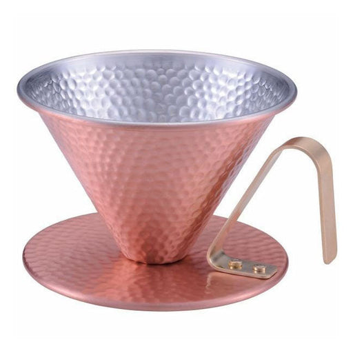 Tanabe Copper Coffee Dripper - Large Hammer Finish-Kiichin - The #1 Place for Japanese Goods in Your Hand!