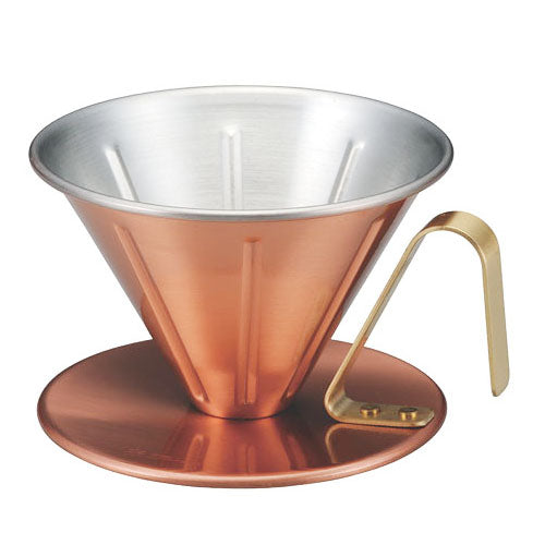 Compact Tanabe Copper Coffee Dripper - Enhance Your Brewing Experience!-Kiichin - The #1 Place for Japanese Goods in Your Hand!