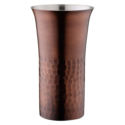 Premium Tanabe Copper Tumbler with Hammered Bronze Finish-Kiichin - The #1 Place for Japanese Goods in Your Hand!