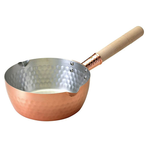 Premium Copper Yukihira Saucepan by Tanabe - Enhance Your Culinary Experience-Kiichin - The #1 Place for Japanese Goods in Your Hand!