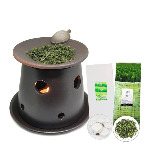 Authentic Meiji Era Kawamotoya Tea Incense Burner Set-Kiichin - The #1 Place for Japanese Goods in Your Hand!