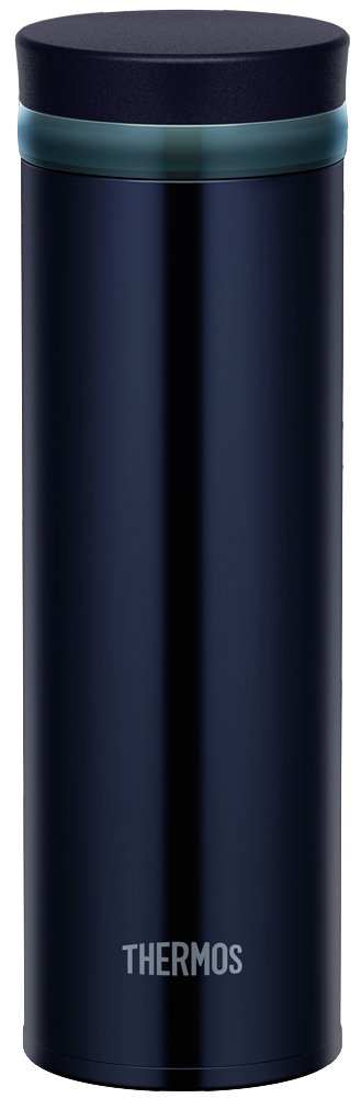 Thermos 0.5L Black Vacuum Insulated Water Bottle Jno-500 Bk (Made In Japan)-Kiichin - The #1 Place for Japanese Goods in Your Hand!
