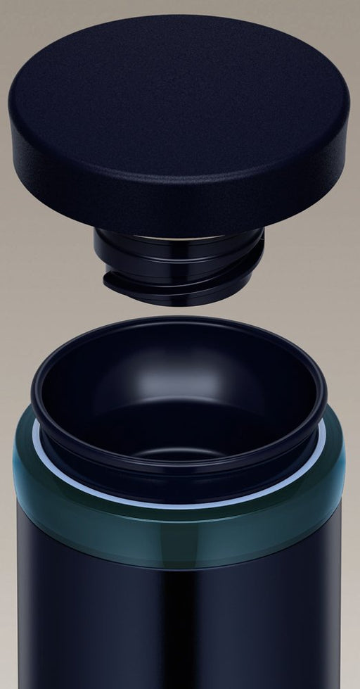 Thermos 0.5L Black Vacuum Insulated Water Bottle Jno-500 Bk (Made In Japan)-Kiichin - The #1 Place for Japanese Goods in Your Hand!