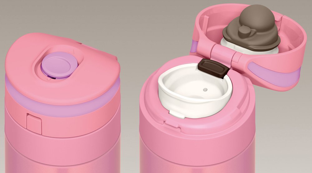 Thermos 0.35L Pink Water Bottle - Vacuum Insulated Mobile Mug-Kiichin - The #1 Place for Japanese Goods in Your Hand!