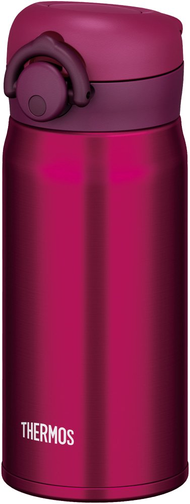 Thermos 350ml Vacuum Insulated Water Bottle - One Touch Open, Wine Red-Kiichin - The #1 Place for Japanese Goods in Your Hand!