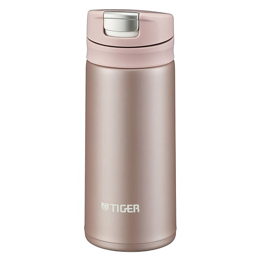 Pink Stainless Steel Water Bottle - Tiger One Touch Mug Bottle 220ml-Kiichin - The #1 Place for Japanese Goods in Your Hand!