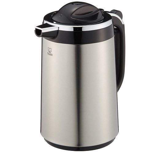 Tiger Japan Stainless Steel Vacuum Carafe 1.02L with Glass Liner and Button Action-Kiichin - The #1 Place for Japanese Goods in Your Hand!