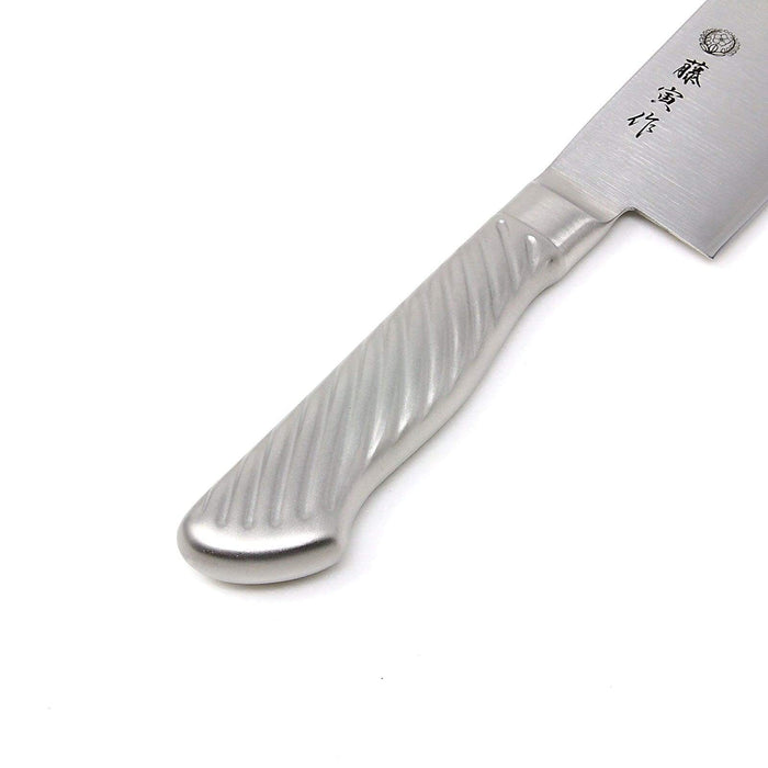 Tojiro Fujitora DP 3-Layer Nakiri Knife - Stainless Steel Handle 165mm (FU-894)-Kiichin - The #1 Place for Japanese Goods in Your Hand!