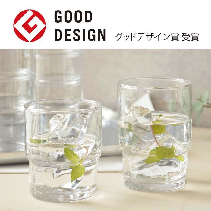 Toyo Sasaki Glass Tumbler Set - 6Pcs, 200ml, Dishwasher Safe, Father's Day Gift-Kiichin - The #1 Place for Japanese Goods in Your Hand!