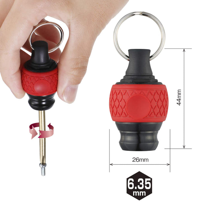 Vessel QB-22K2RY Ball Grip Quick Catcher Set (Red/Yellow) 2pcs-Kiichin - The #1 Place for Japanese Goods in Your Hand!