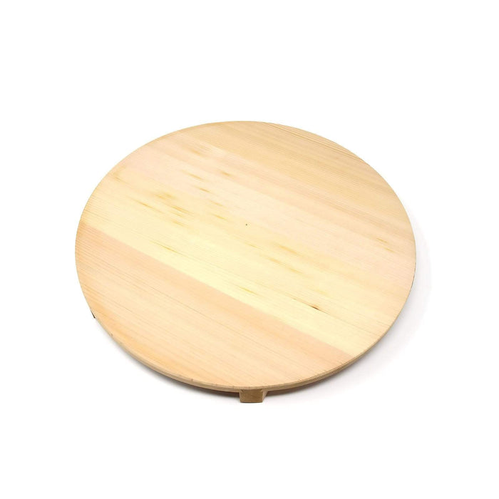 Yamacoh Sawara Cypress Round Wooden Lid for 33cm Hangiri Sushi Rice Mixing Bowl-Kiichin - The #1 Place for Japanese Goods in Your Hand!