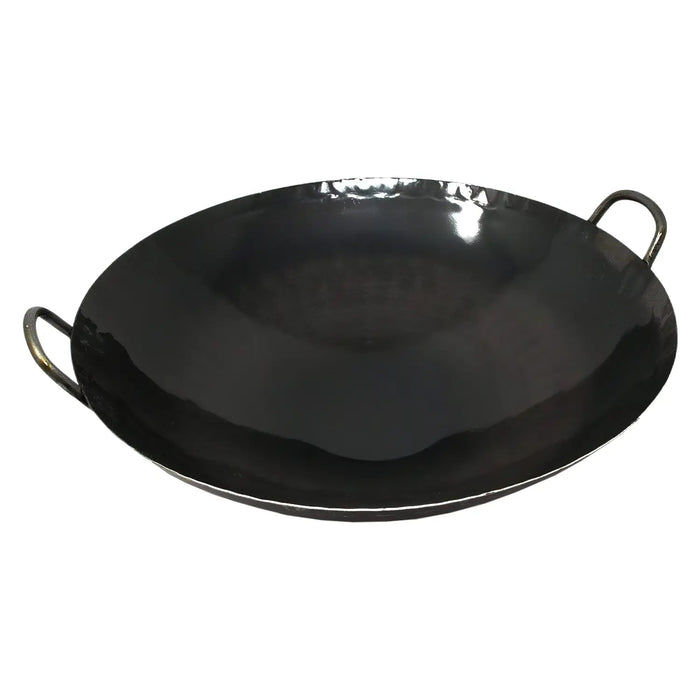Yamada 45Cm Double-Handle Iron Wok - Authentic Japanese Craftsmanship-Kiichin - The #1 Place for Japanese Goods in Your Hand!