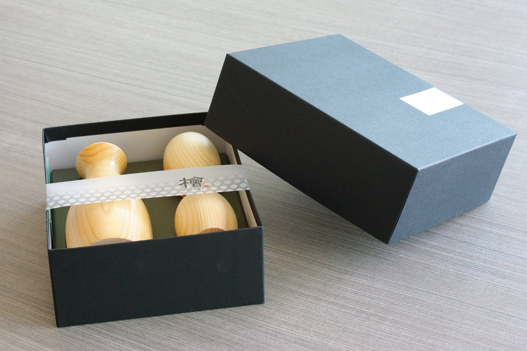 Yamaco 888931 Japanese Natural Round Guinomi 3Pc Set-Kiichin - The #1 Place for Japanese Goods in Your Hand!