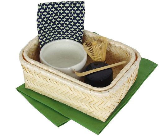 Yamaco Matcha Set - Authentic Japanese Shirashino Bowl-Kiichin - The #1 Place for Japanese Goods in Your Hand!