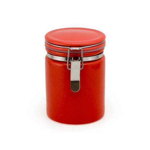 Zero Japan Mino Ware Ceramic Tea Canister 100 Red - Premium Storage Solution-Kiichin - The #1 Place for Japanese Goods in Your Hand!