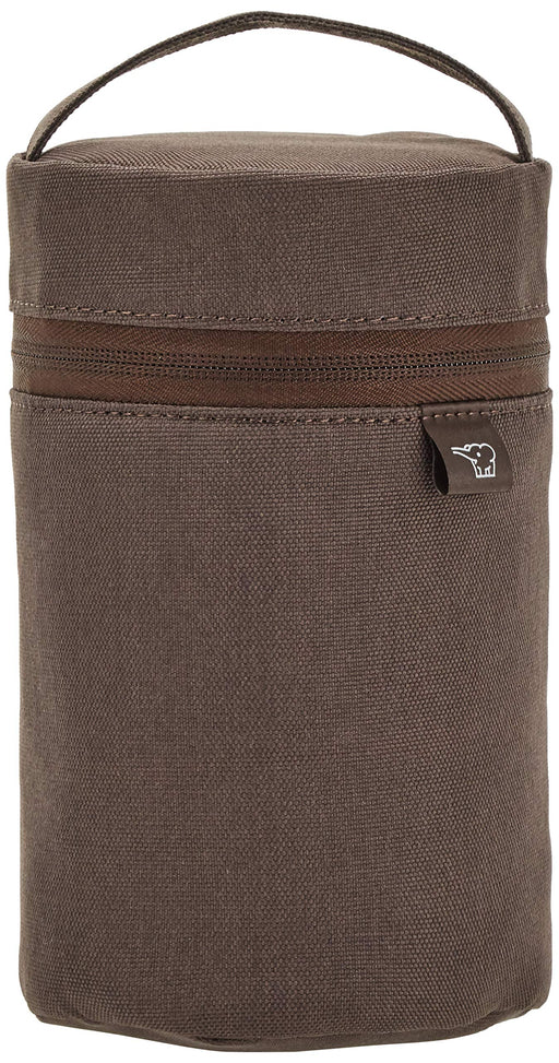 Zojirushi Mahobin SW-PA02-TD Food Jar Pouch M Size Dark Brown-Kiichin - The #1 Place for Japanese Goods in Your Hand!