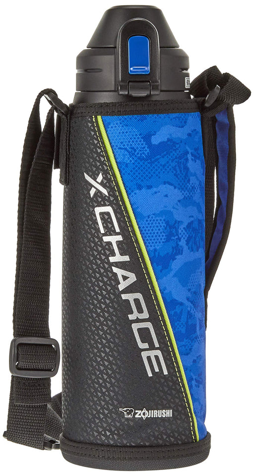 Zojirushi Mahobin 1.0L Sports Type Stainless Steel Cool Bottle Sd-Aj10-Az Meisai Blue-Kiichin - The #1 Place for Japanese Goods in Your Hand!