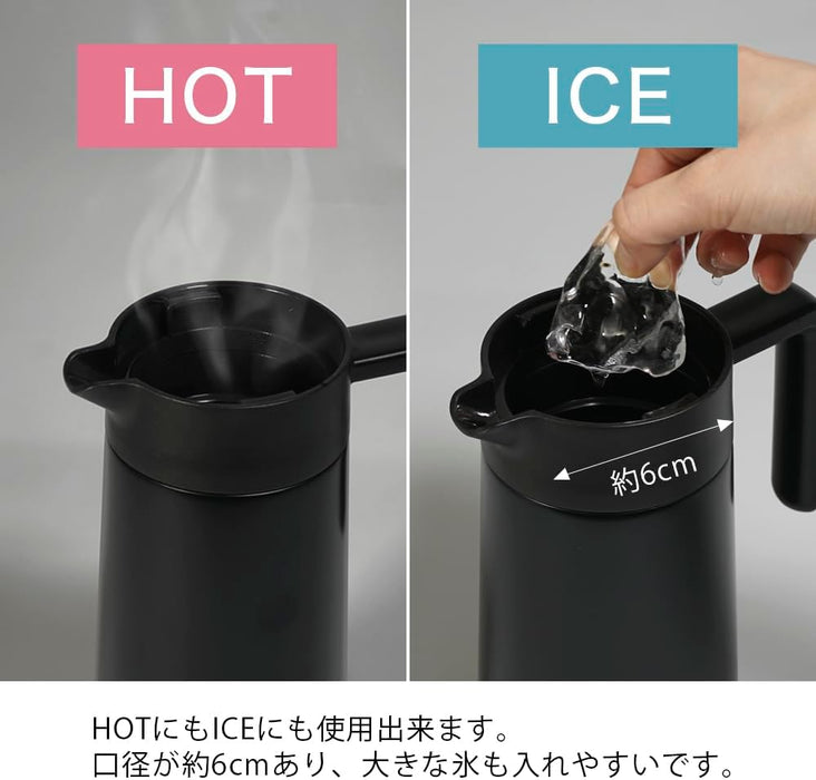 Hario V60 Thermal Stainless Server Plus 800Ml - Black Vhsn-80-B