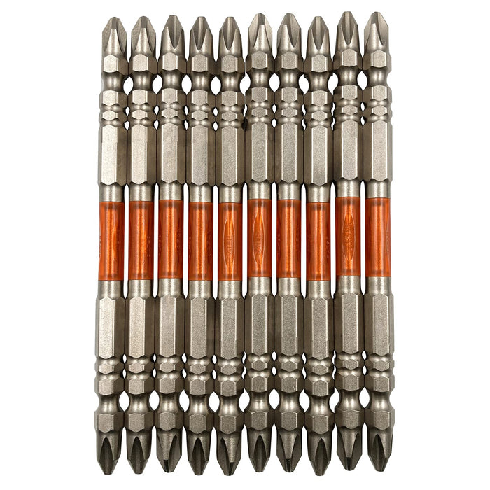 Anex Double-Head Ryutai Bit +2X110 10-Pack Plated Finish Anex Tool Arh-14M-Kiichin - The #1 Place for Japanese Goods in Your Hand!