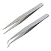 Anex Stainless Steel Tweezer Set Straight/Curved 125mm AA-Type 2-Piece-Kiichin - The #1 Place for Japanese Goods in Your Hand!
