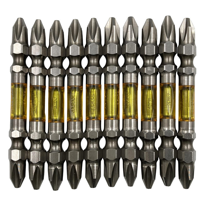 Anex Long Tough Double Head Bit +2x65 10 Pieces Art-14M-Kiichin - The #1 Place for Japanese Goods in Your Hand!
