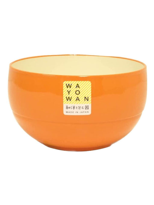 Asahi Koyo Large Round Bowl Ripe Persimmon Microwave Dishwasher Safe Japan-Kiichin - The #1 Place for Japanese Goods in Your Hand!