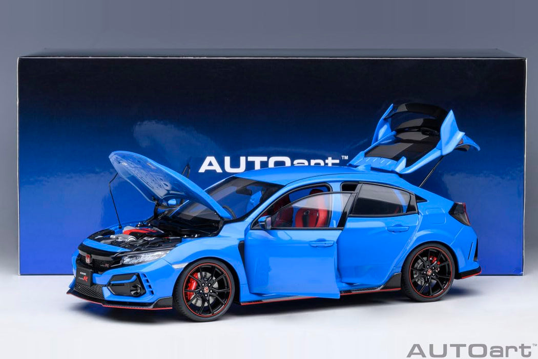 Autoart 1/18 Honda Civic Type R Fk8 2021 Racing Blue Pearl-Kiichin - The #1 Place for Japanese Goods in Your Hand!