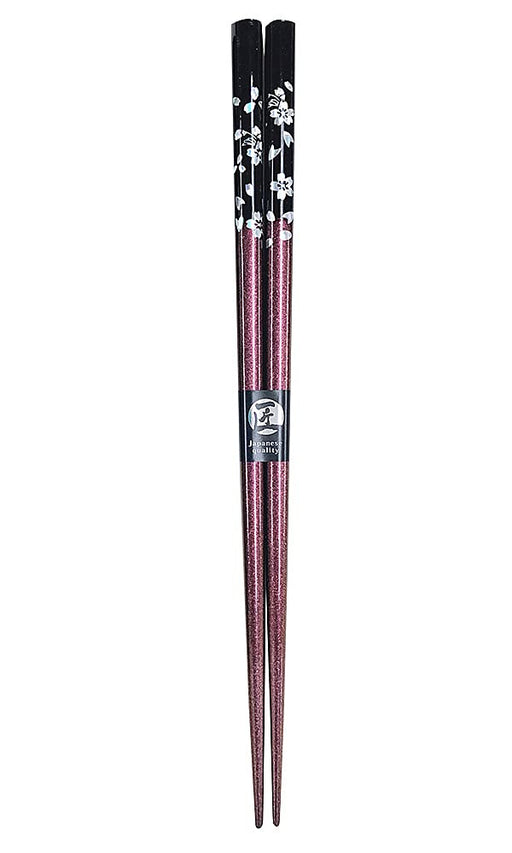 Welcome To Sapporo Shop Silver Sakura Chopsticks Purple Gift Set for Grandma-Kiichin - The #1 Place for Japanese Goods in Your Hand!