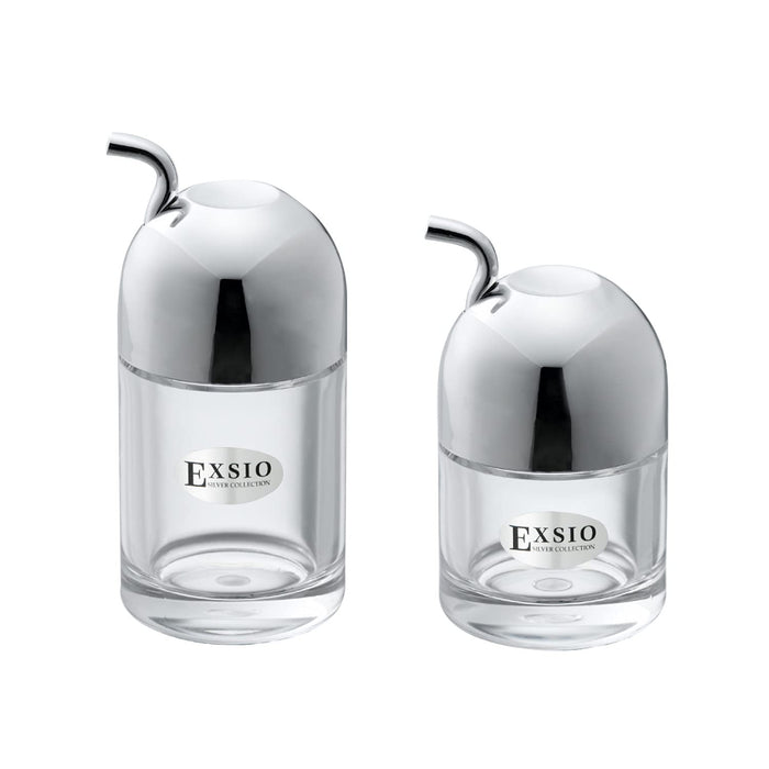Daiwa Exio S Ex-1 80Ml Anti-Drip Silver Soy Sauce Dispenser Made in Japan