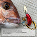 Daiwa Tairaba Kouga Silicone Necktie Single Curly Orange Nakai-Kiichin - The #1 Place for Japanese Goods in Your Hand!