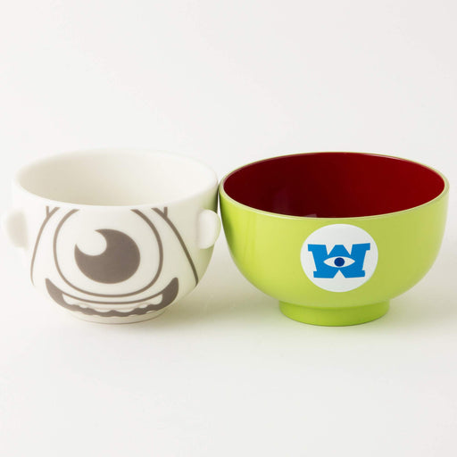 Sun Art Mike Monster University Soup and Rice Bowl Set Mini SAN2221-2-Kiichin - The #1 Place for Japanese Goods in Your Hand!