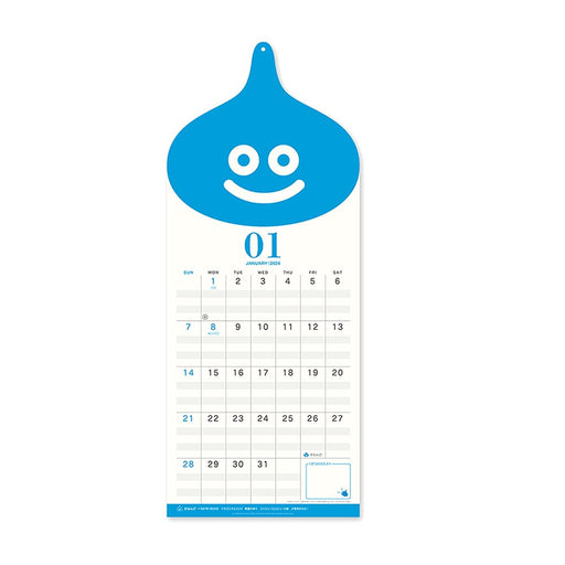 Square Enix Dragon Quest 2024 Wall Calendar 259521-Kiichin - The #1 Place for Japanese Goods in Your Hand!