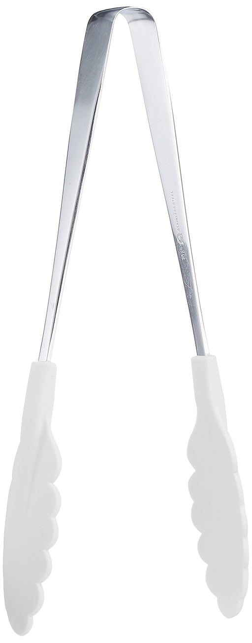 Endo Shoji Colorful Antibacterial Heat-Resistant Tongs White Stainless Steel-Kiichin - The #1 Place for Japanese Goods in Your Hand!