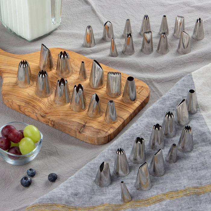 Endo Shoji 18-8 Stainless Steel Flower Tip Set 9 Pcs Made in Japan-Kiichin - The #1 Place for Japanese Goods in Your Hand!