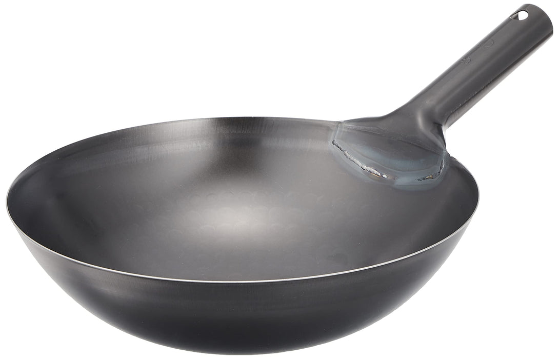Endo Shoji 30cm Iron Hammered Peking Pot Made in Japan for Commercial Use-Kiichin - The #1 Place for Japanese Goods in Your Hand!