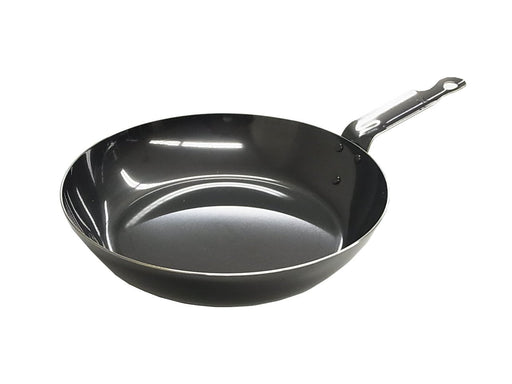Endo Shoji 24cm IH Compatible Black Iron Frying Pan - Made in Japan-Kiichin - The #1 Place for Japanese Goods in Your Hand!