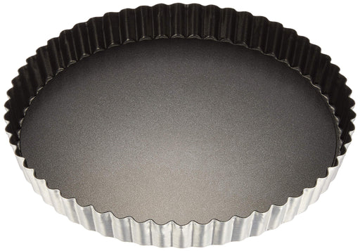 Endo Shoji 22cm Commercial Tart Pan with Removable Bottom Fluororesin Coating-Kiichin - The #1 Place for Japanese Goods in Your Hand!