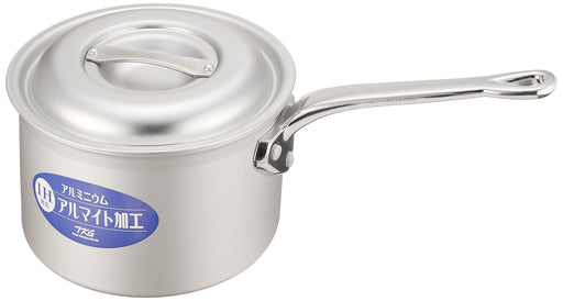 Endo Shoji 18cm IH Compatible Aluminum Saucepan with Measuring Plate-Kiichin - The #1 Place for Japanese Goods in Your Hand!
