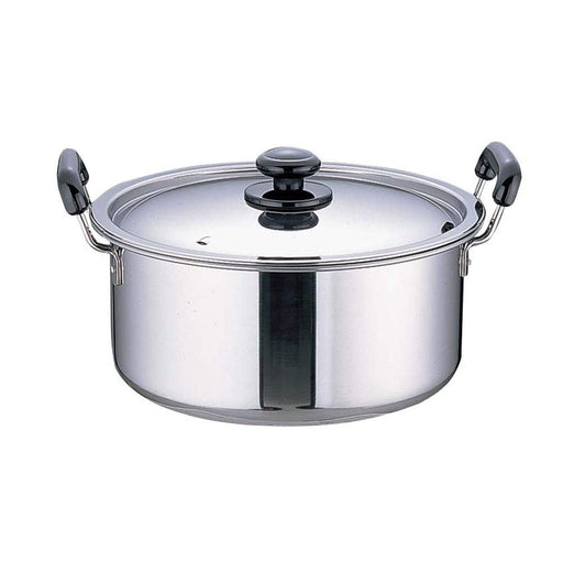 Endo Shoji 33Cm Professional Pot Induction Stainless Steel Made in Japan-Kiichin - The #1 Place for Japanese Goods in Your Hand!