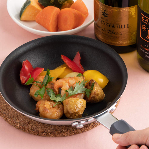 Endo Shoji Tkg 40Cm Frying Pan Teflon Coated Thick Aluminum for Gas Stoves-Kiichin - The #1 Place for Japanese Goods in Your Hand!