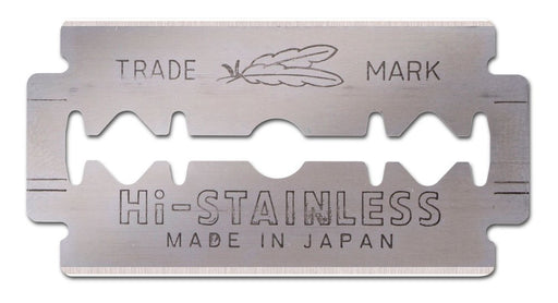 Feather Safety Razor Double Edge High Stainless Steel Box of 10 Pieces-Kiichin - The #1 Place for Japanese Goods in Your Hand!