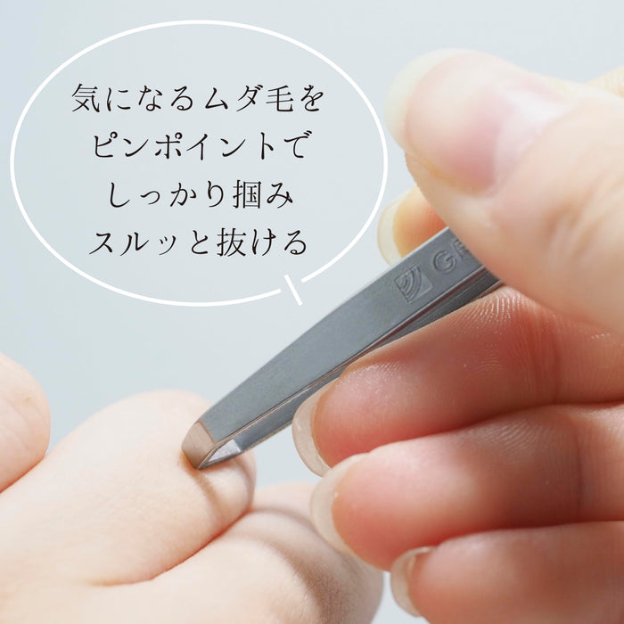 Green Bell Masterful Skills Stainless Steel Fine Tip Tweezers PSG-100 Japan Made