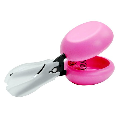 Hasegawa Knives Harac Scissors Casta Pink with Cover - Compact D4.5xH6cm Size-Kiichin - The #1 Place for Japanese Goods in Your Hand!