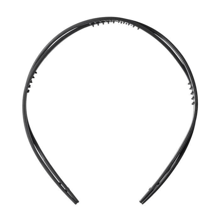 Kai Corporation HC2308 Black Non-Slip Auger Headband for Men's Hairstyle