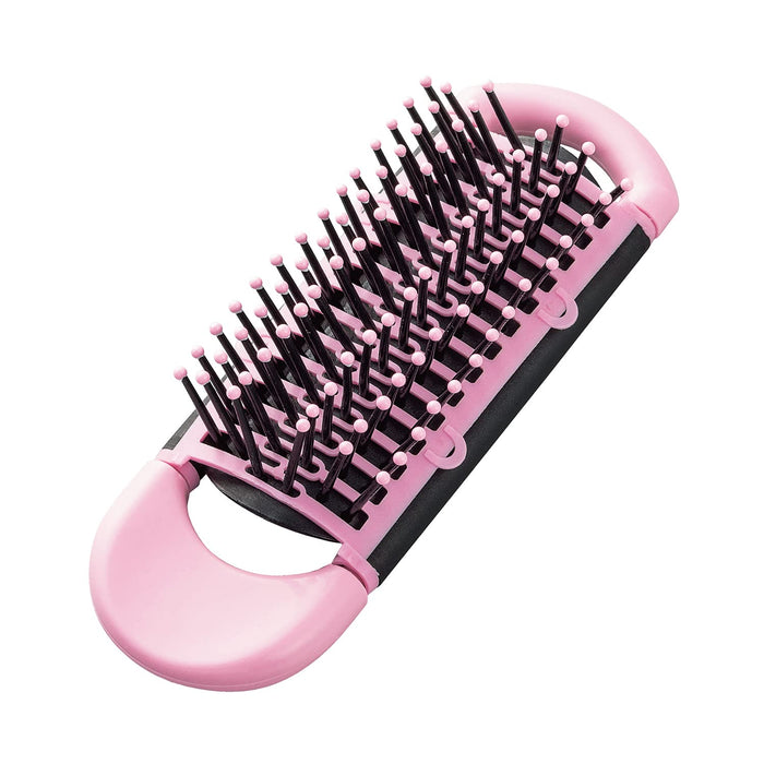 Kai Corporation Emo Self-Cleaning Hair Brush Compact Rounded Tip Kq3185